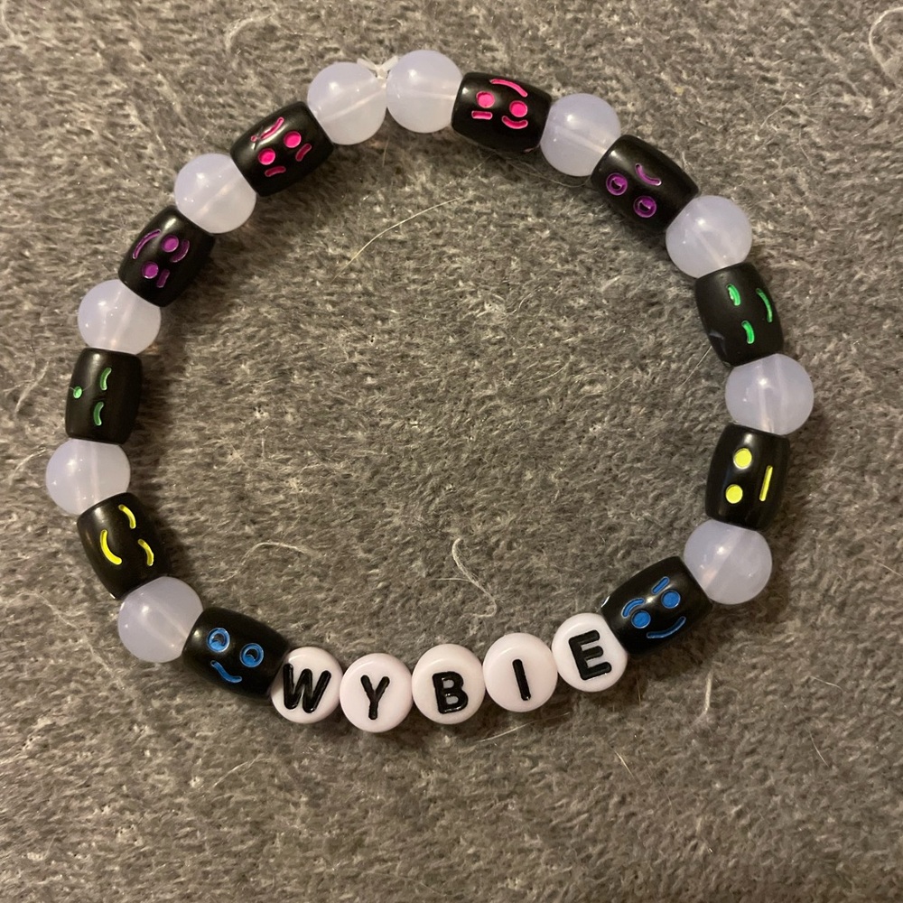 Coraline inspired handmade bracelet